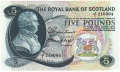 Royal Bank Of Scotland To 1967 5 Pounds,  1. 3.1967